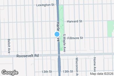 Map image of the property - 1047 S Harlem Ave