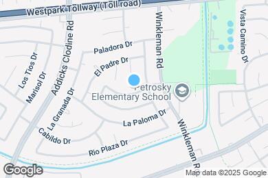 Map image of the property - 15214 La Mancha Dr