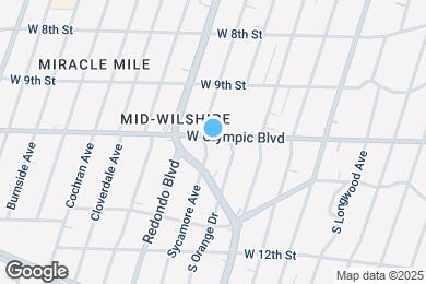 Map image of the property - 5250 W Olympic Blvd