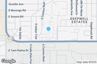 Map image of the property - 1550 S Camino Real