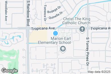 Map image of the property - 5036 S Rainbow Blvd