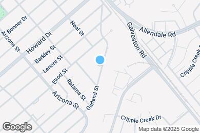 Map image of the property - 8333 Garland St