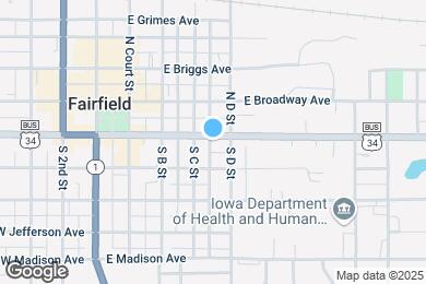 Map image of the property - 304 E Burlington Ave