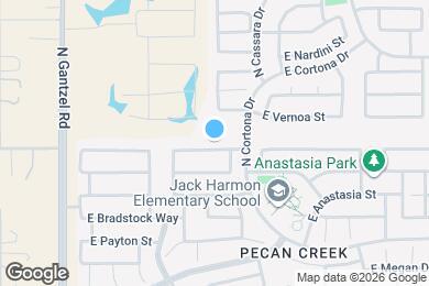 Map image of the property - 782 E Christopher St