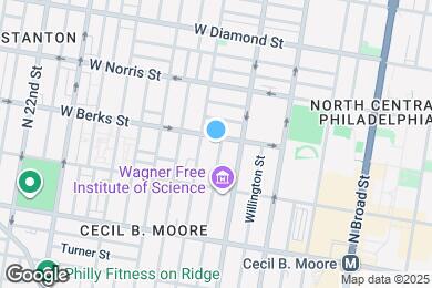 Map image of the property - 1844 N Bouvier St