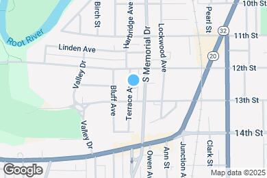 Map image of the property - 1229 Terrace Ave