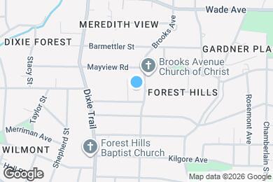 Map image of the property - 621 Brooks Ave