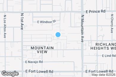 Map image of the property - 1071 E Descent St