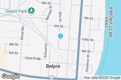 Map image of the property - 416 Elm St
