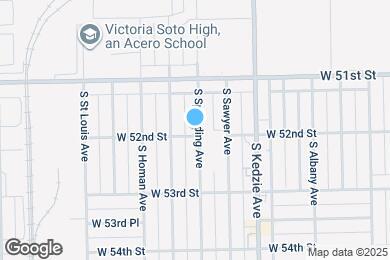 Map image of the property - 5156 S Spaulding Ave