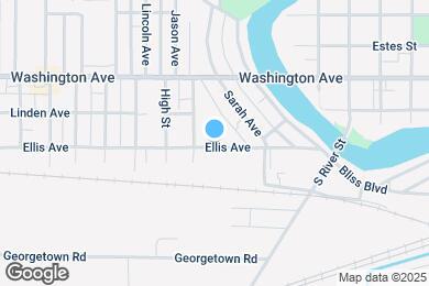 Map image of the property - 1210 Ellis Ave