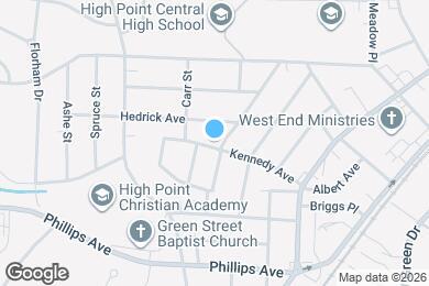 Map image of the property - 1210 Tipton St