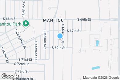 Map image of the property - 6722 S Monroe St