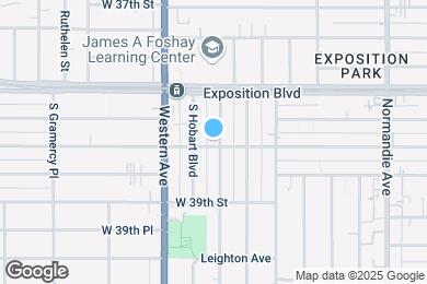Map image of the property - 3829 S Harvard Blvd