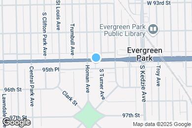 Map image of the property - 3337 W 95th St