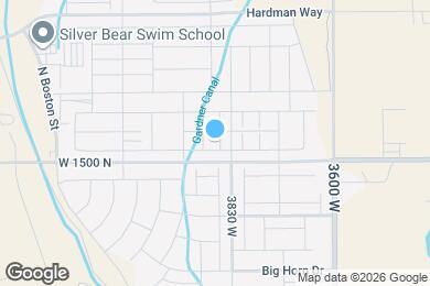 Map image of the property - 1545 N 3860 W