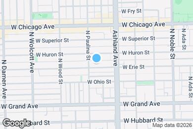 Map image of the property - 1644 W Erie St