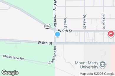 Map image of the property - The Clark Apartments