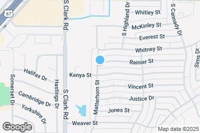 Map image of the property - 401 Rainier St