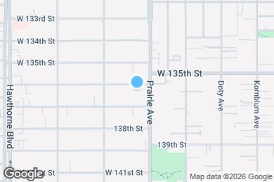 Map image of the property - 4030 W 136th St