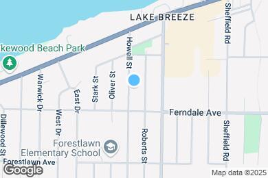 Map image of the property - 749 Howell St