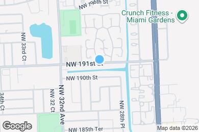 Map image of the property - 2940 NW 191st St