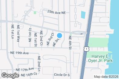 Map image of the property - 2202 NE 3rd St