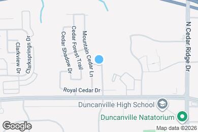 Map image of the property - 6919 Cedar Knoll Dr