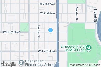 Map image of the property - 3030 W 19th Ave