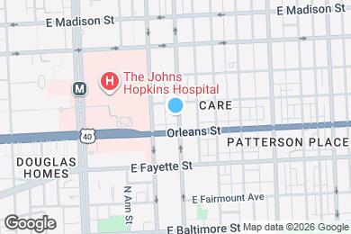 Map image of the property - 412 N Washington St