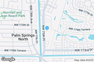 Map image of the property - 17455 NW 75th Pl