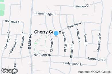 Map image of the property - 1647 Rockhurst Ln