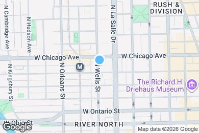 Map image of the property - 751 N Wells St