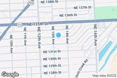 Map image of the property - 1330 NE 133rd St