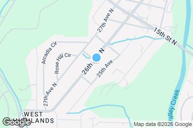 Map image of the property - 1131 26th Ave N