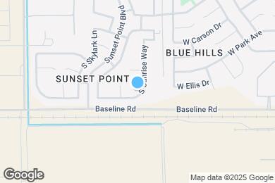 Map image of the property - 7504 S Sunrise Way
