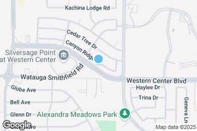 Map image of the property - 1928 Canyon Ridge St