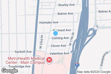 Map image of the property - 2018 Corning Ave