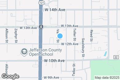 Map image of the property - 1210 Vance St