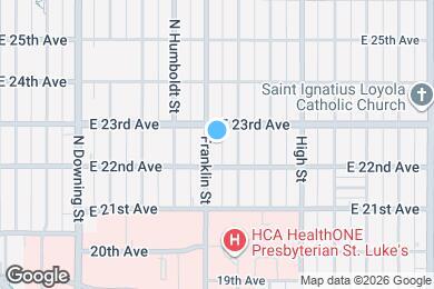 Map image of the property - 2246 N Franklin St