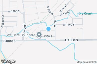 Map image of the property - 1007 W 1500 S