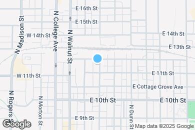 Map image of the property - 805 N Lincoln St