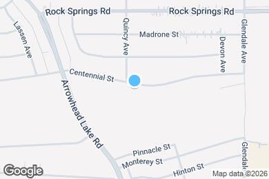 Map image of the property - 18985 Centennial St