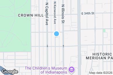 Map image of the property - 3235 N Kenwood Ave