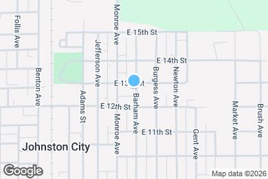 Map image of the property - 1212 Barham Ave