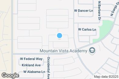 Map image of the property - 4590 W Foldwing Dr