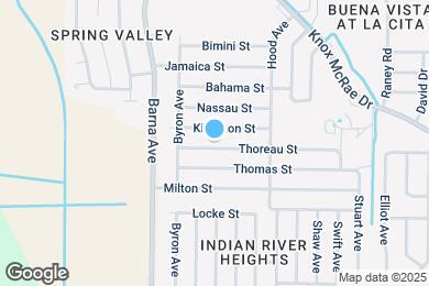 Map image of the property - 1660 Thoreau St