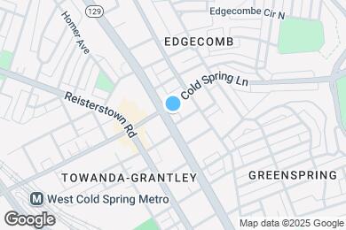 Map image of the property - 4341 Park Heights Ave