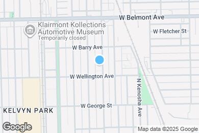 Map image of the property - 3018 N Kostner Ave