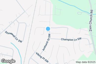 Map image of the property - 427 Amhurst St SW